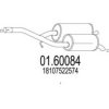BMW 18107522574 End Silencer
